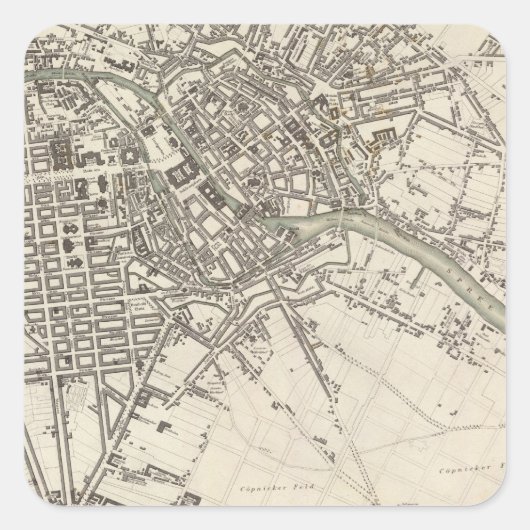 Sticker Carré Berlin (Devant)