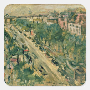 Sticker Carré Berlin, repaire Linden, 1922 d'Unter
