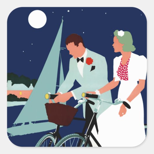 Sticker Carré Bermudes (Devant)