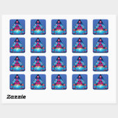 Sticker Carré Bermudes-22 (Feuille)