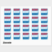Sticker Carré Berne Berne Bern Bernie Sanders (Feuille)