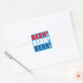 Sticker Carré Berne Berne Bern Bernie Sanders (Enveloppe)