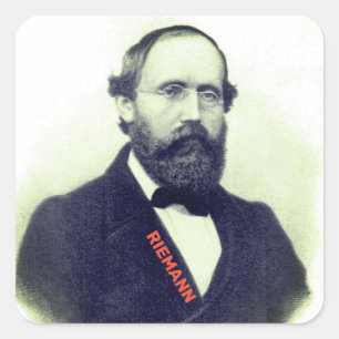 Sticker Carré Bernhard Riemann