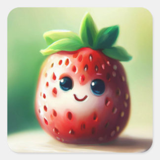 Sticker Carré Berry Bouncer