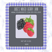 Sticker Carré Berry mixte modifiable