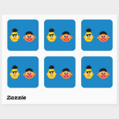 Sticker Carré Bert & Ernie Emojis (Feuille)