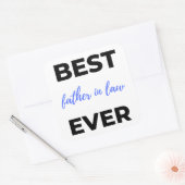 Sticker Carré Best Father (Enveloppe)