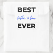 Sticker Carré Best Father (Sac)