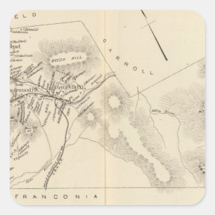 Sticker Carré Bethléem, Bethléem PO, Maplewood PO