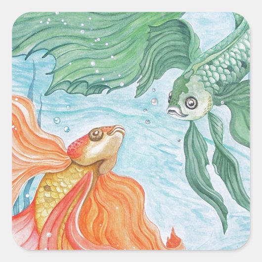 Sticker Carré Betta Dance (Devant)