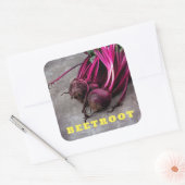 Sticker Carré betterave (Enveloppe)