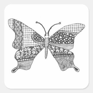 Sticker Carré Beurre de Doodle