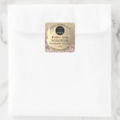 Sticker Carré Beurre Soap Cosmétique Parties scintillant de séch (Sac)