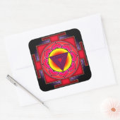 Sticker Carré Bhairavi Yantra (Enveloppe)