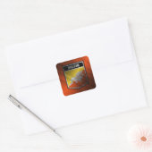 Sticker Carré Bhoutan (Enveloppe)