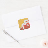 Sticker Carré Bhoutan (Enveloppe)