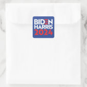 Sticker Carré Biden Harris 2024 (Sac)