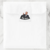 Sticker Carré Biden : J'Ai Fait Ça ! (Sac)