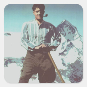 Sticker Carré Bienheureux Pier Giorgio Frassati