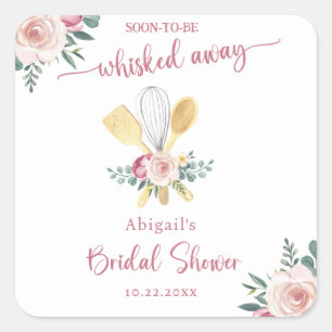 Sticker Carré BIENTÔT EMportée PAR LA MARIÉE