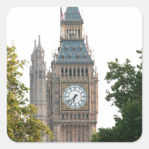 Sticker Carré Big Ben Londres Angleterre
