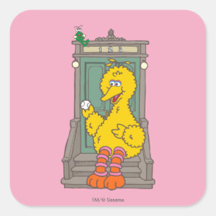 Sticker Carré Big Bird Vintage