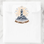 Sticker Carré Big Sable Point Lighthouse Sunrise (Sac)