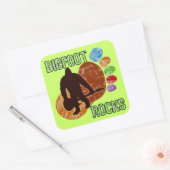 Sticker Carré Bigfoot Rocks (Enveloppe)