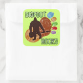 Sticker Carré Bigfoot Rocks (Sac)