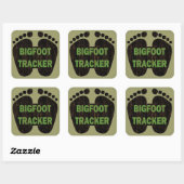 Sticker Carré Bigfoot Tracker (Feuille)