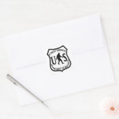 Sticker Carré Bigfoot US Forest Service (Enveloppe)