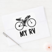 Sticker Carré Bikepacking, Mon Véhicule De Loisirs (Enveloppe)