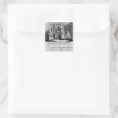 Sticker Carré Billet d'abonnement pour 'A Harlot's (Sac)