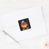 Sticker Carré billiard cool neuf balle (Enveloppe)