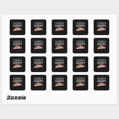 Sticker Carré Billiards Player | Snooker Addict (Feuille)