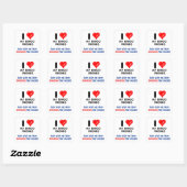 Sticker Carré BINGO ! Bingo conceptions pour le joueur fabuleux! (Feuille)