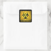 Sticker Carré Biodanger (Sac)
