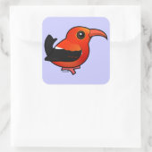 Sticker Carré Birdorable 'I'iwi (Sac)