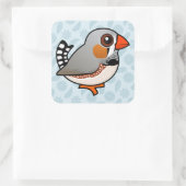 Sticker Carré Birdorable Zebra Finch (Sac)