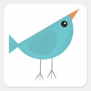 Sticker Carré Birdy