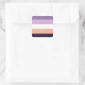Sticker Carré Biromantic Pride Flag (Sac)