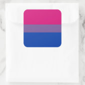 Sticker Carré Bisexual pride (Sac)