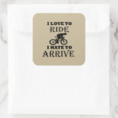 Sticker Carré Bizarre en disant (Sac)