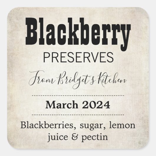 Sticker Carré BL_04sq Personnalisable (Devant)