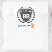 Sticker Carré Black Belt Certified - GLSS.app (Sac)