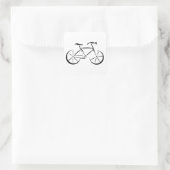 Sticker Carré Black bicycle (Sac)