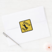 Sticker Carré Black Cat Xing (Enveloppe)