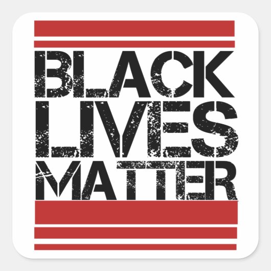 Sticker Carré Black Lives (Devant)