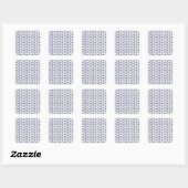 Sticker Carré Blackjack Spades Blue (Feuille)