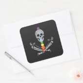 Sticker Carré BlackStitch - Carré Chakras (Enveloppe)